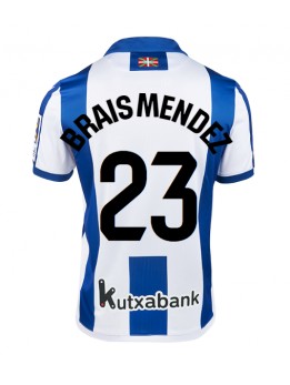 Moški Nogometna dresi replika Real Sociedad Brais Mendez #23 Domači 2024-25 Kratek rokav